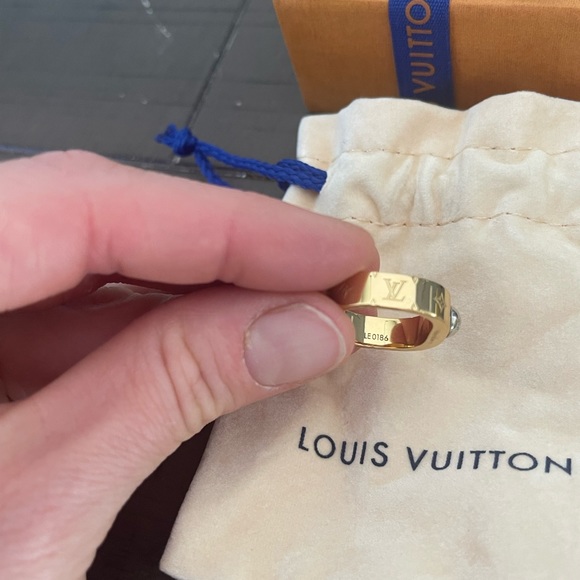 Louis Vuitton NANOGRAM RING size M - Picture 4 of 5